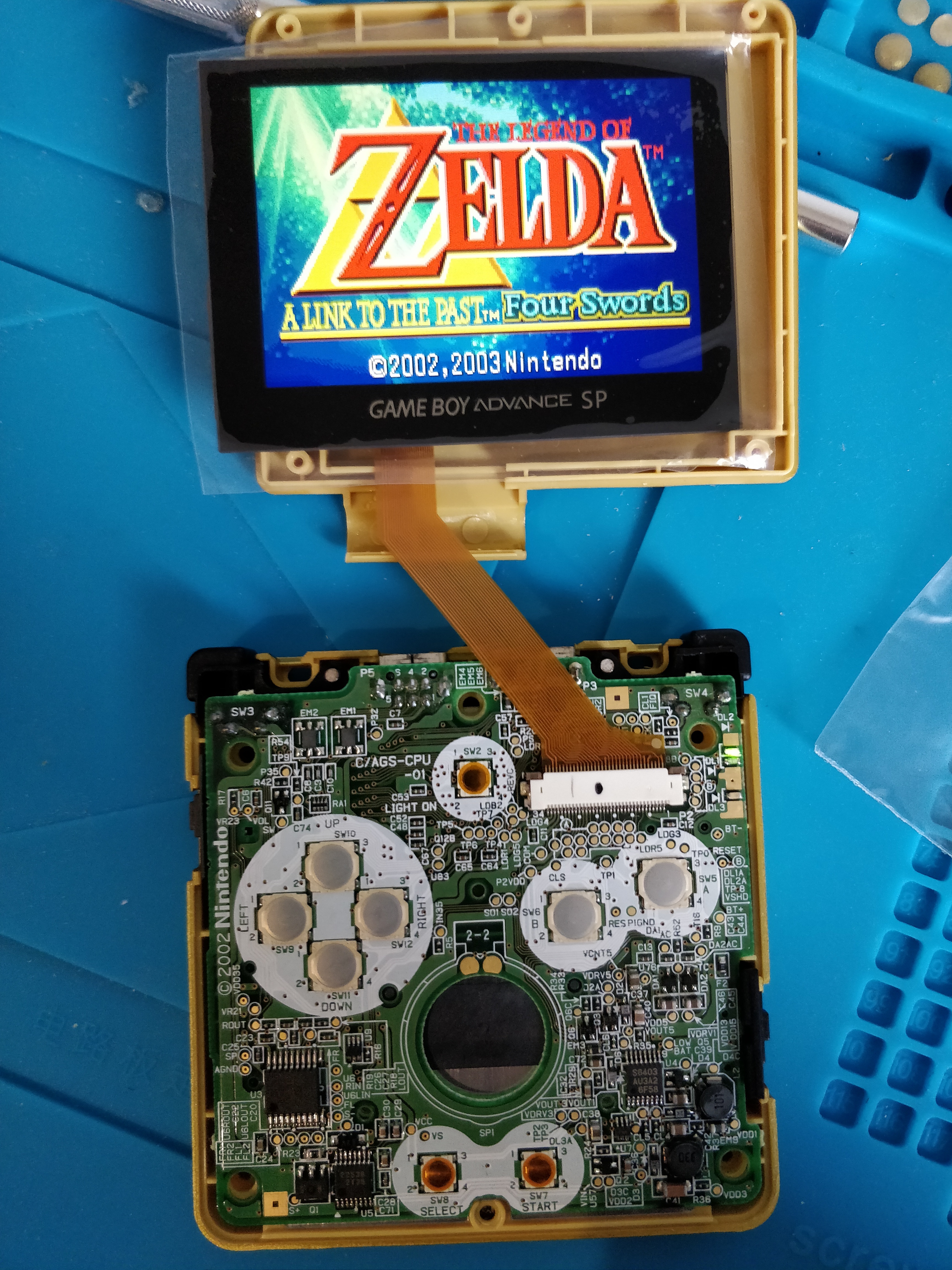 GBA SP internals